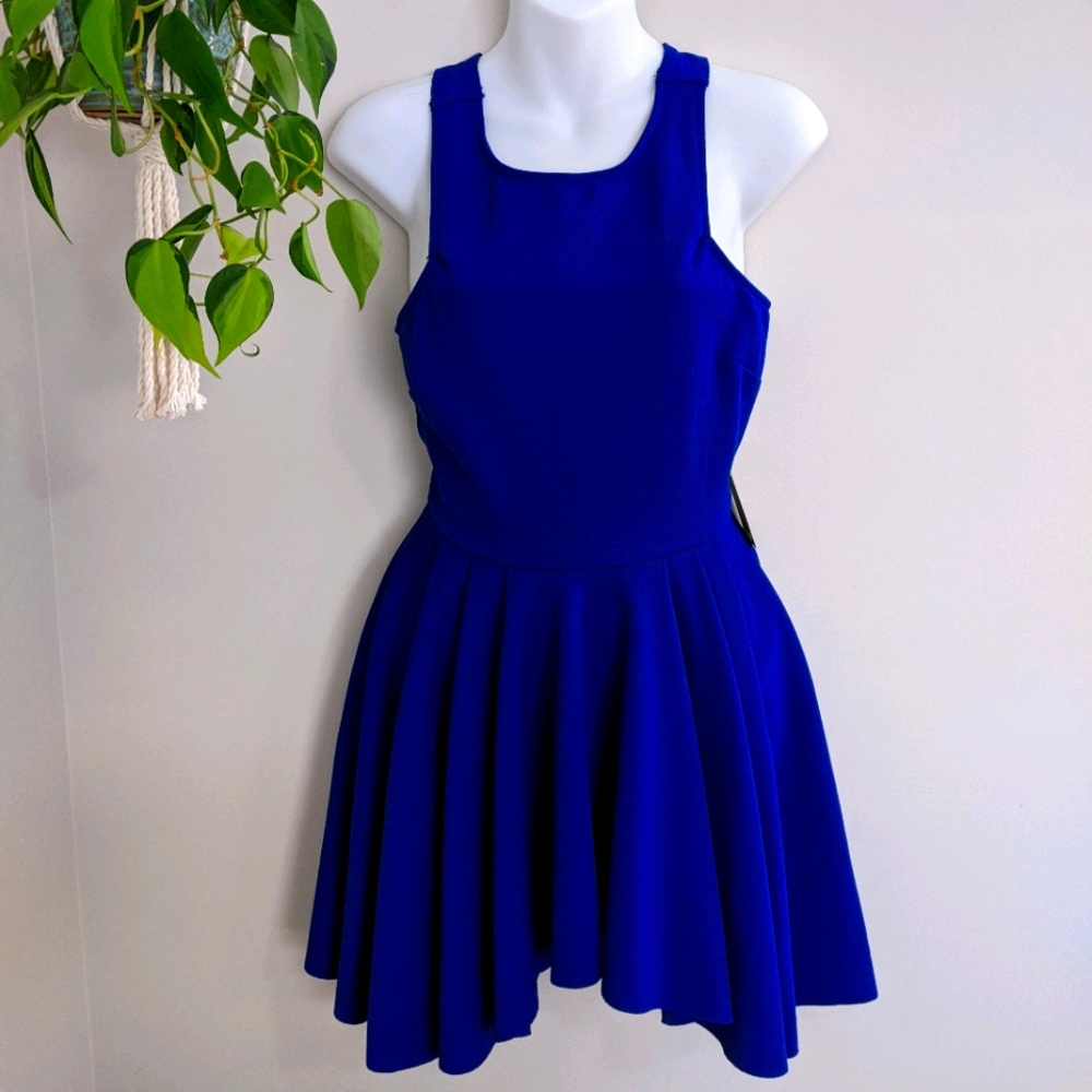 Fit & Flare Back Cut Out Dress